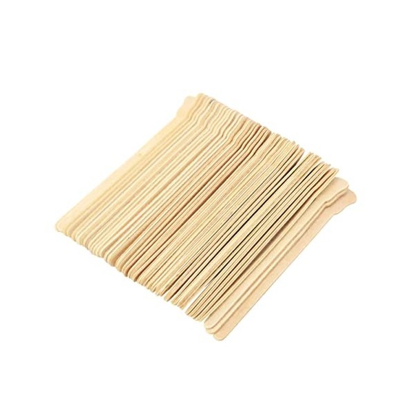 minkissy 100 Pièces Bâtons De Cire DÉpilation Du Nez Truelle Bâtons DÉpilation En Bois Cire Pour Cheveux DArtisanat En Boi