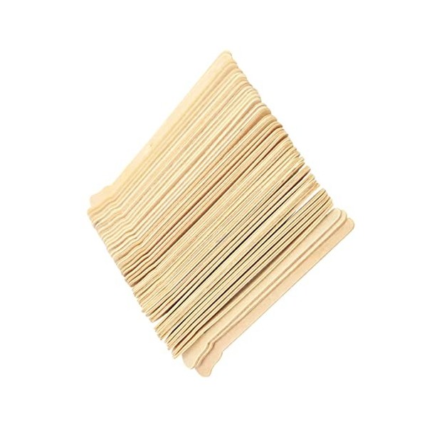 minkissy 100 Pièces Bâtons De Cire DÉpilation Du Nez Truelle Bâtons DÉpilation En Bois Cire Pour Cheveux DArtisanat En Boi