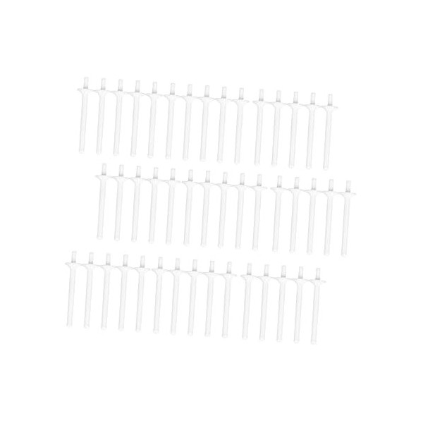 POPETPOP 40 Pièces Applicateur De Cire De Cheveux Pour Sourcils Applicateurs De Cire Pour Le Nez Kit De Nettoyage Nasal DÉpi