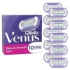 Gillette Venus Deluxe Smooth Swirl Rasoir, 1 Manche, 2 Recharges De Lames, À 5 Lames, Rasage En Douceur