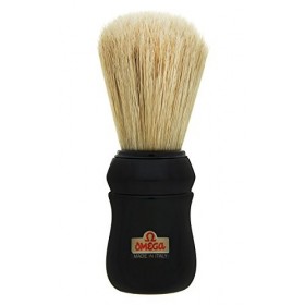 Black Omega 49 Professional Pure Bristle Shaving Brush