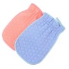 FOMIYES 2 Pièces Gants De Gommage Du Gant De Gommage Du Corps Gant De Douche De Bain Gant De Lavage Exfoliant Bleu Spa Gants 