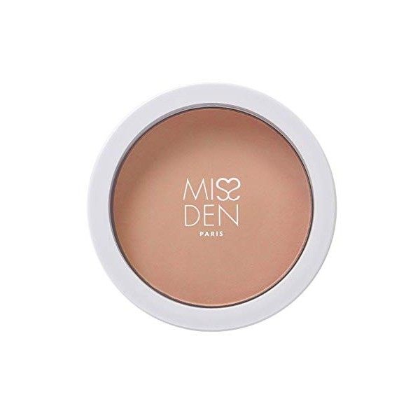 Miss Den - Voile de Poudre - Teinte 661 Beige Rosé - Unifie et Matifie - Houppette Fournie - 96% dIngrédients dOriginie Nat