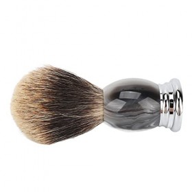 DaKuan Lot de 2 Pinceaux de Rasage avec Manche en Bois, Outil Professionnel de Luxe pour Salon de Coiffure pour Hommes – Nett