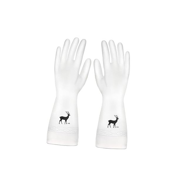 ULTECHNOVO 1 Paire De Gants Imperméables Gants De Cuisine En Caoutchouc Gants De Cuisine Fins Et Imperméables Gants De Vaisse