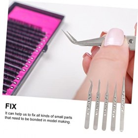 FOMIYES 5 Pièces Pince À Épiler À Neuf Trous Outil DÉpilation Pince À Épiler En Acier Inoxydable Pince À Épiler Pince Électr