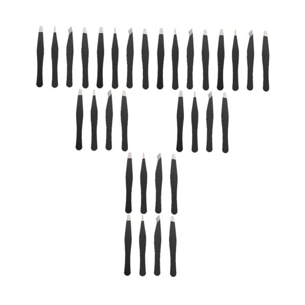 POPETPOP 4 Pièces Mini Pince À Sourcils En Acier Inoxydable Sourcil Pince À Sourcils Professionnelle Précision Des Sourcils É