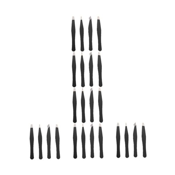 POPETPOP 4 Pièces Mini Pince À Sourcils En Acier Inoxydable Sourcil Pince À Sourcils Professionnelle Précision Des Sourcils É