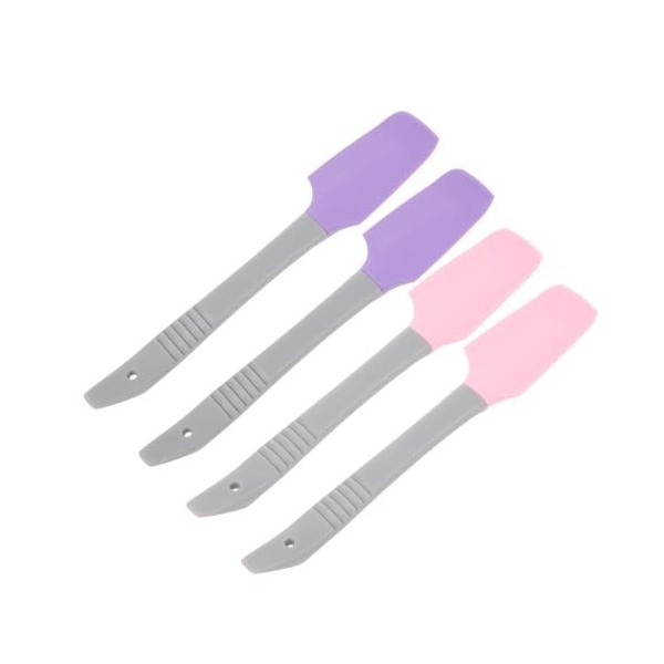 POPETPOP 4 Pièces Applicateur De Cire Bâtons DÉpilation Spatules De Cire Dure Spatules En Silicone Applicateur Spatules DÉp