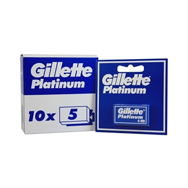 50 lames Gillette Platinum Premium