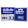 50 lames Gillette Platinum Premium