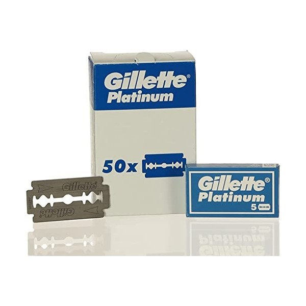 50 lames Gillette Platinum Premium