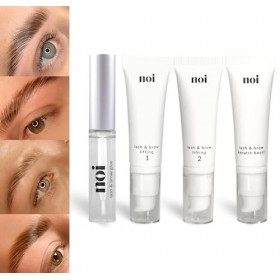 Noi beauty lash lifting,de cils,lash lifting, de cils I et II avec colle rehausseur de cils 5 ml, kit Onde de cils de cils, s