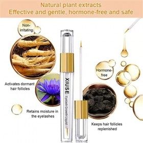 3 PIÈCES Sérum Nourrissant Pour La Croissance Des Cils, Sérum Pour Cils, Cils Bouclés Naturels épais Et Longs, Crée Des Cils 