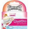 Wilkinson Sword Quattro for women 3 lames de rasoir + 1 lame gratuit