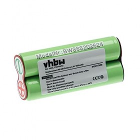 vhbw Batterie Compatible avec Philips Bodygroom BG2024/32, BG2026/32, BG2036/32 Rasoir Tondeuse électrique 950mAh, 2,4V, NiM