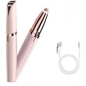 ROCKET3D Épilateur visage, Épilateur à Sourcils Crayon Sourcil électrique de Précision Portable Indolore Rasoir à Sourcils Re