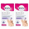 VEET PURE - 16 Bandes de cire froide Aisselles - Peaux Sensibles - Recommandés par les Dermatologues - Epilation Longue Durée