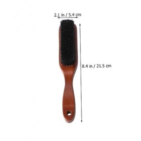 minkissy 1 PC Brosse De Nettoyage De Barbe Moustache Style Peigne À Barbe Pour Hommes Brosse À Barbe Poils De Sanglier Poigné