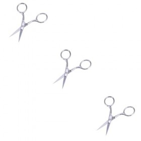 FOMIYES 3 Pièces Ciseaux À Poils De Nez Ciseaux À Cils Poils Du Visage Sourcils Ciseaux À Poils De Nez Petits Ciseaux De Toil