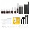 Kit Rehaussement De Cils, 2 En 1 Kit De Lifting Des Cils & Sourcils, Kit DExtension Des Cils, Cils Liquides Curling Perming 