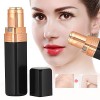 JTLB Compact Mignon Rouge à Lèvres Forme Mini épilateur électrique Visage Corps épilation Machine pour les Femmes noir brill