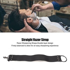 Strop Straight Strop Barber Shaver Sharpening Strap, Sharpening Straps Blade Straight Hair Removal Shaver Strops Double Layer