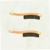 FOMIYES 2 Pièces Peigne De Toilettage Pour Barbe Peigne De Soin De La Barbe Peigne À Cire De Moustache Brosse De Coiffure Bro