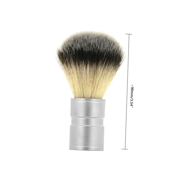 minkissy 1 brosse à barbe en nylon pour homme, moustache, brosse à barbe pour homme