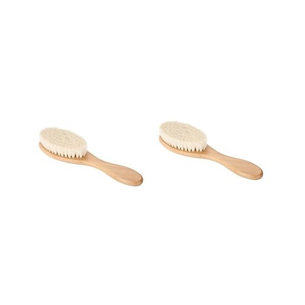 Beavorty 2 Pièces Brosse À Poils De Barbe Brosse Propre Pour Le Visage Moustache Barbe Brosse À Barbe Ronde Brosse À Barbe En