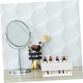 FRCOLOR Support De Pince Cils Étagères De Rangement Blanches Pince Cils Outils Pour Extensions De Cils Présentoir De Pince Ép