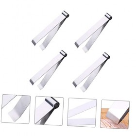 POPETPOP 4 Pièces De Porc En Acier Inoxydable Pince À Cils De Cuisson Pour Extensions De Poulet Pince À Épiler Pince De Cuisi
