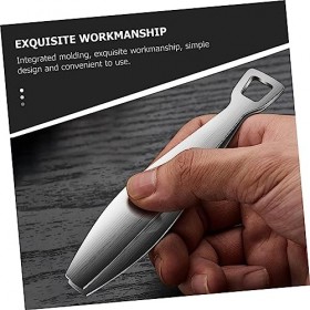 POPETPOP 1 Pièce De Porc En Acier Inoxydable Pince À Sourcils De Précision Pince À Poils Incarnés En Os De Saumon Pince À Os 