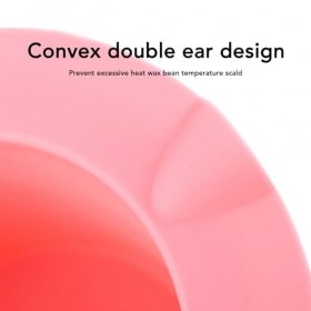 Bol de Cire en Silicone, Bol de Pot en Silicone de Cire de Démoulage Rose Bleu 400ML pour les Aisselles