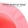 Bol de Cire en Silicone, Bol de Pot en Silicone de Cire de Démoulage Rose Bleu 400ML pour les Aisselles