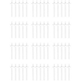 Hihamer cire epilation Lot de 60 bâtonnets applicateurs de cire Épilation à La Cire de Nez Bâton de Cire de Poils de Nez Jeta