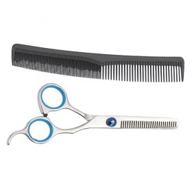 POPETPOP 2 Pièces Ciseaux De Coupe À Sec Ciseaux De Coiffure Ciseaux De Barbier Ciseaux De Peigne Pour La Coupe De Cheveux Ci