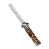 Peigne Switchblade, Poignée en Résine Durable, Peigne de Poche Portable pour Coiffure à Lhuile, Coiffure, Toilettage pour An