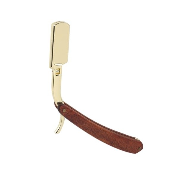 Porte-couteau à Barbe, Porte-couteau à Barbe Pliant Ergonomique Vintage Simple en Acier Inoxydable, Porte-couteau à Barbe en 