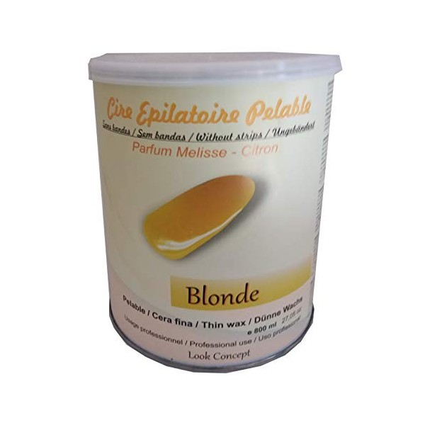 Storepil - Pot cire à épiler Pelable Blonde - 800 ml pour épilation