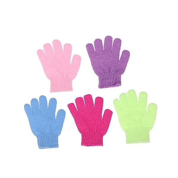 minkissy 12 Pièces Gants De Gommage Gant De Bain Gants Exfoliants Pour Exfoliant Gants De Bain Exfoliants En Bambou Gant De D