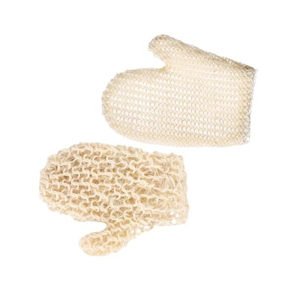 SOLUSTRE 2 Pièces Gants De Bain Gants De Nettoyage Gant De Gommage De La Peau Gant Exfoliant Pour Le Corps Gants De Bain Gant