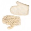 SOLUSTRE 2 Pièces Gants De Bain Gants De Nettoyage Gant De Gommage De La Peau Gant Exfoliant Pour Le Corps Gants De Bain Gant