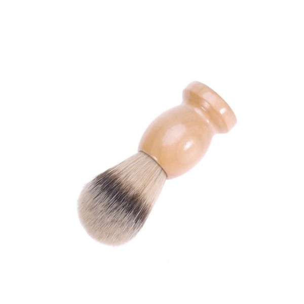 FOMIYES Brosse À Barbe Pour Hommes Brosse À Moustache Poils Arbre De Lotus Bambou