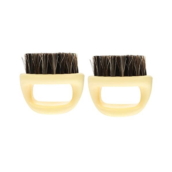 Beaupretty 2 Pièces Peigne À Barbe Pour Hommes Articles Pour Hommes Brosse De Cou De Barbier Brosse De Massage Du Cuir Chevel