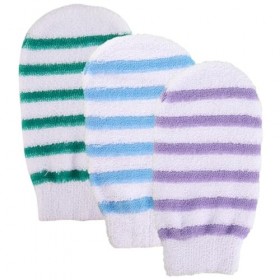 POPETPOP 3 Pièces Gants De Douche Gant Exfoliant Gants De Gommage De La Peau Gants Exfoliants Gants De Bain Gant De Douche Ga