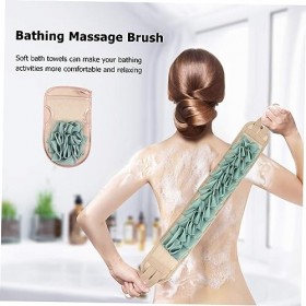 POPETPOP 2 Pièces Serviette De Bain Rondelle Arrière Pouf De Douche Maille Exfoliant Épurateur Pour Douche Pour Hommes Gants 