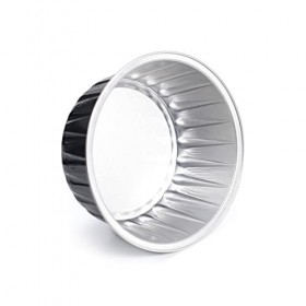 Mipcase 12 Pièces Récipient Noir Récipients À Bougies Mini Chauffe-Bougies Conteneurs Alimentaires En Aluminium Chauffe-Bougi