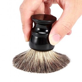 Blaireau De Rasage, Brosse Nettoyante Pour le Visage Et la Barbe Pour Hommes, Mousse à Raser, Brosse à Cheveux Déchiquetés Po