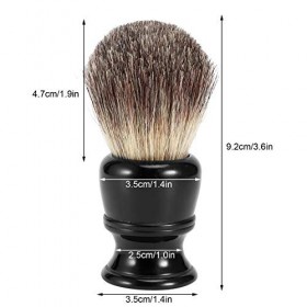 Blaireau De Rasage, Brosse Nettoyante Pour le Visage Et la Barbe Pour Hommes, Mousse à Raser, Brosse à Cheveux Déchiquetés Po